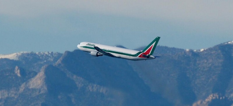 Alitalia vluchten naar italie